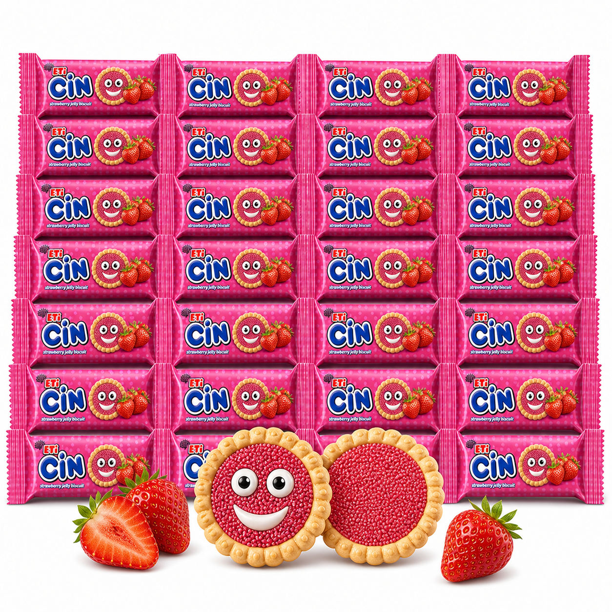 24er Eti Cin Strawberry 96gr