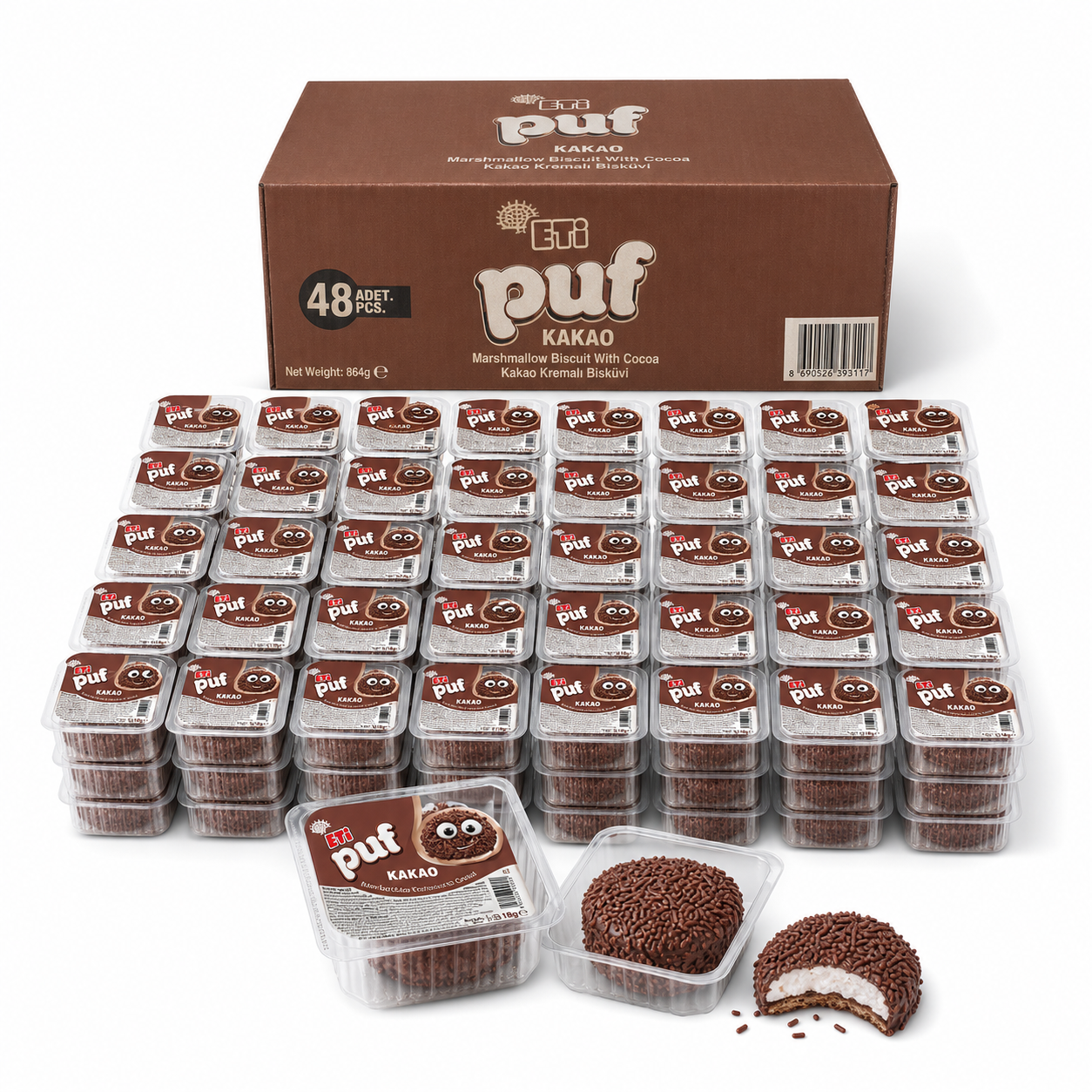 48er Eti Puf Cocoa 18gr