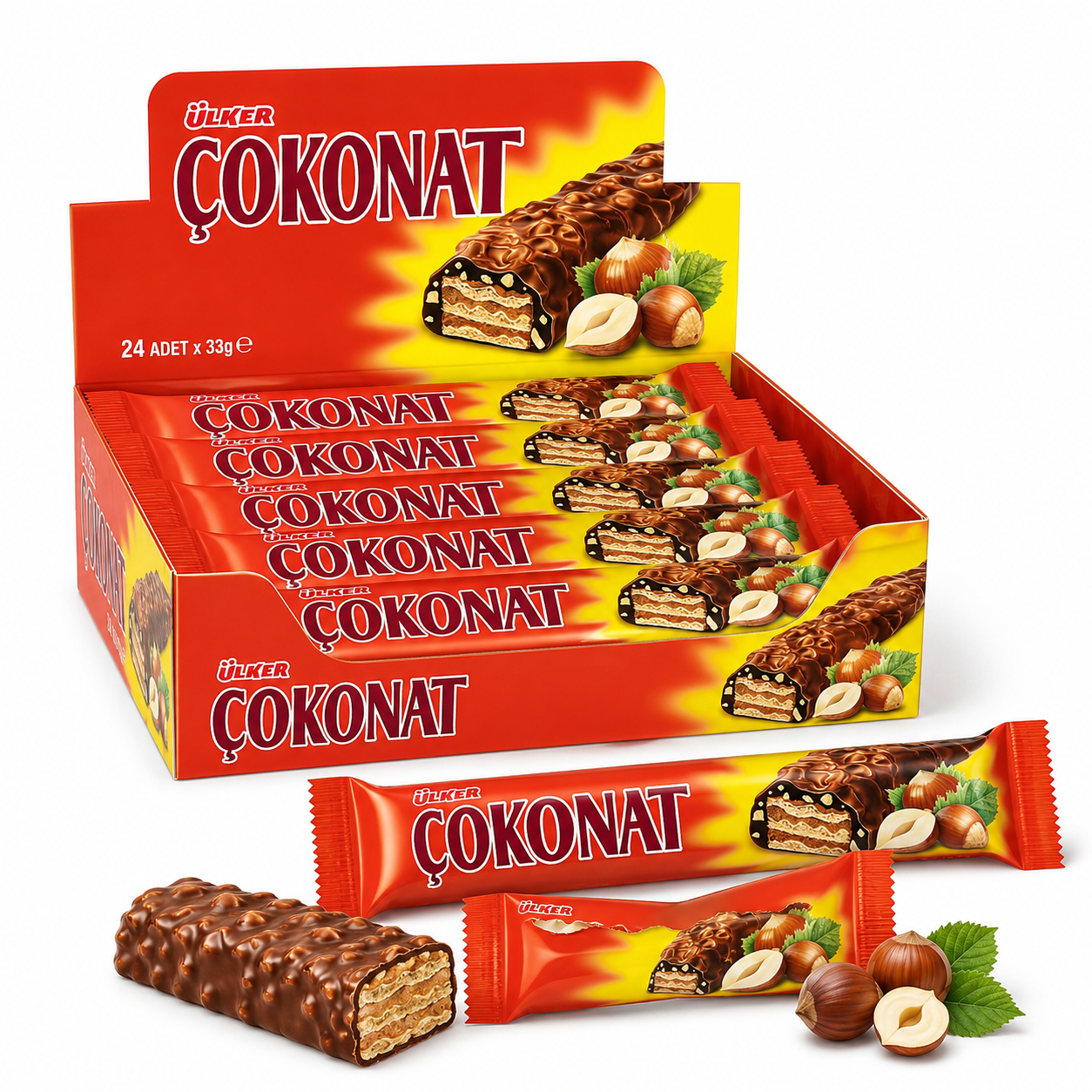 24er Ülker Cokonat Schoko-Riegel 33gr