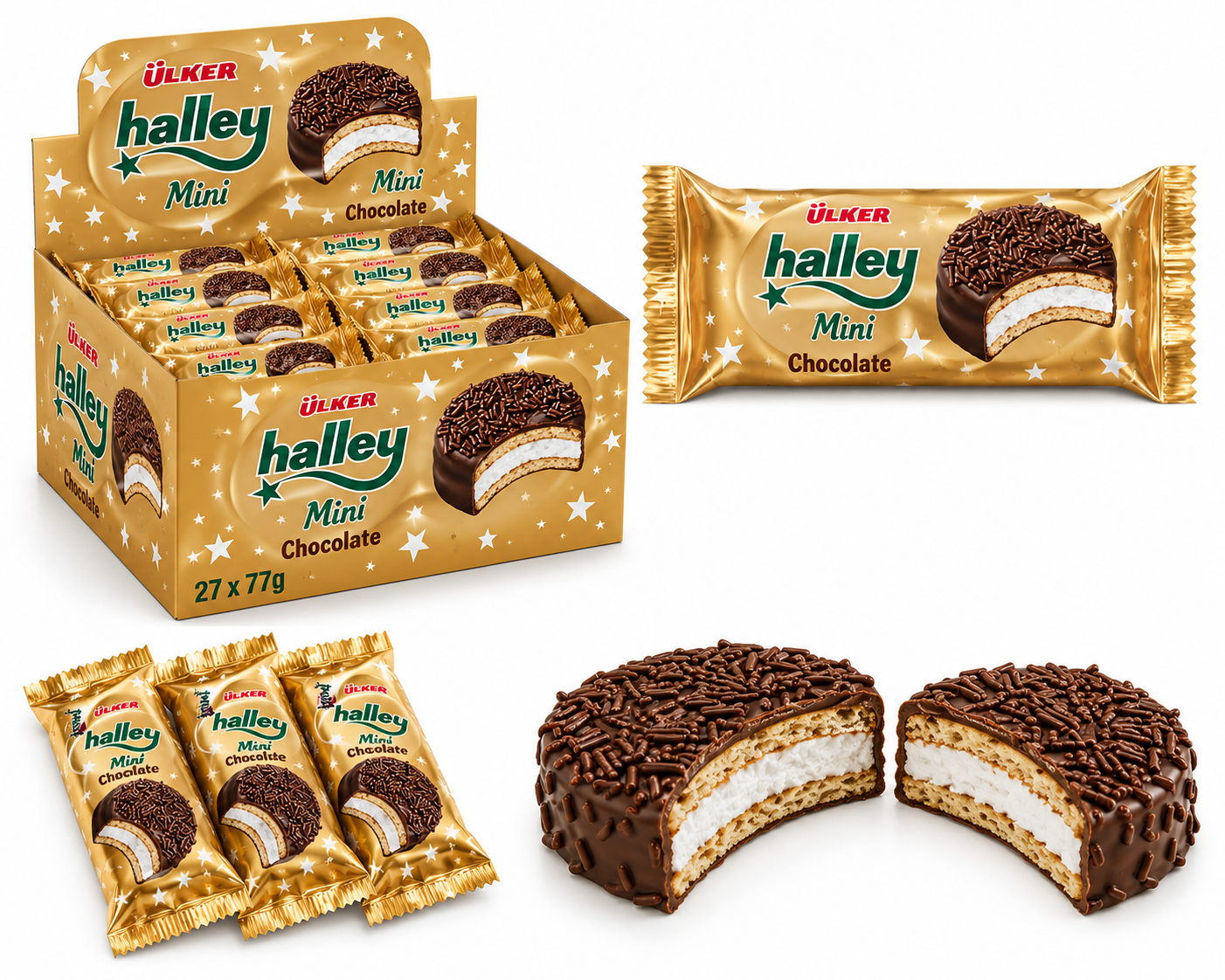 27er Ülker Halley Mini Schokostreusel 77gr