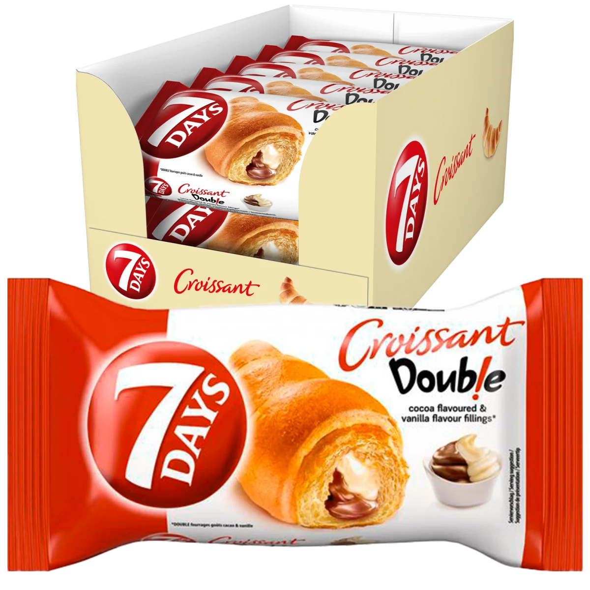 7 DAYS Croissant Vanilla & Kakao