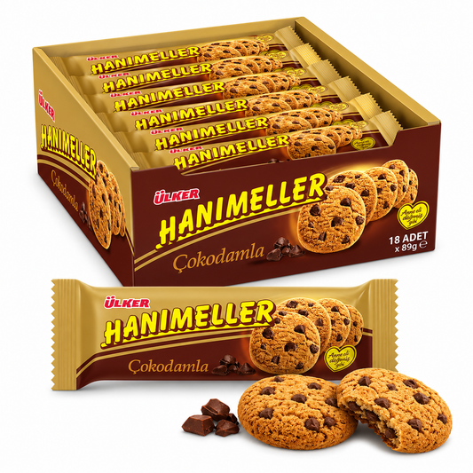 18er Ülker Hanimeller Milchschokolade Keks 89g