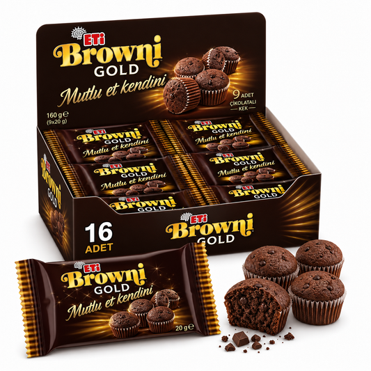 12er Eti Browni Mini Gold 180g