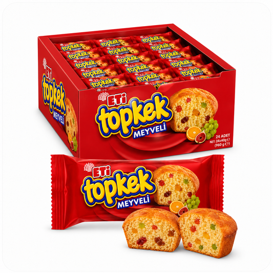 24er Eti Topkek Fruit 40g