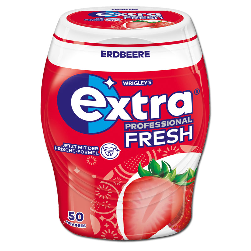 Extra Professional Fresh – Erdbeere Kaugummi (50 Stück)