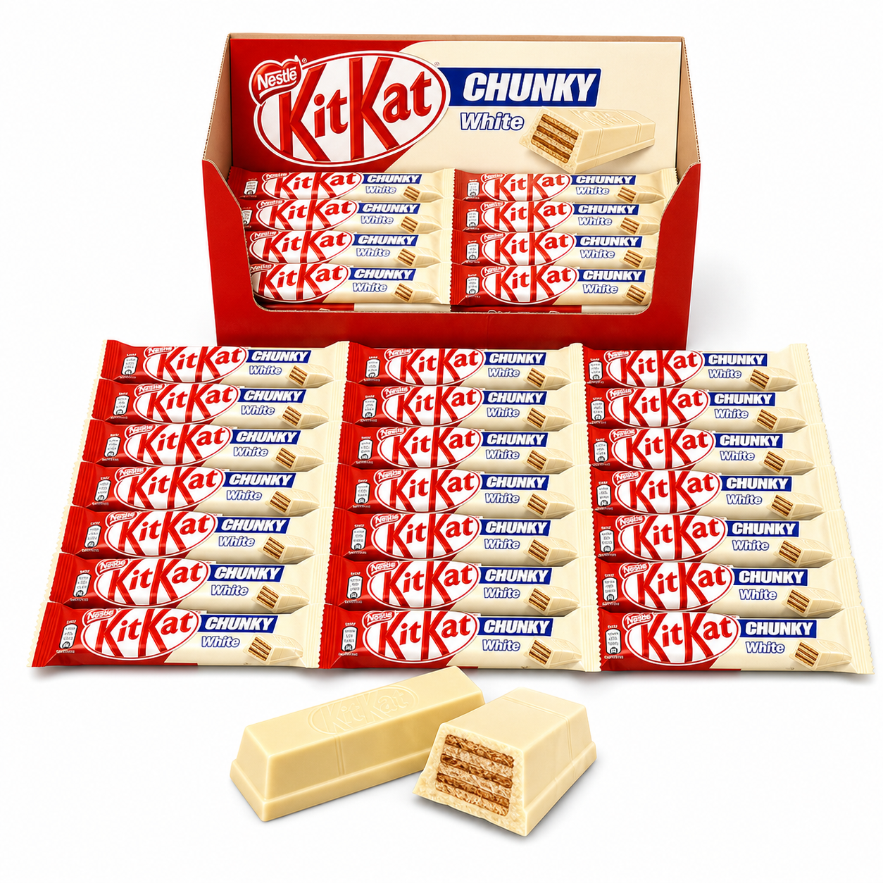 24er Kitkat Chunky White 40gr