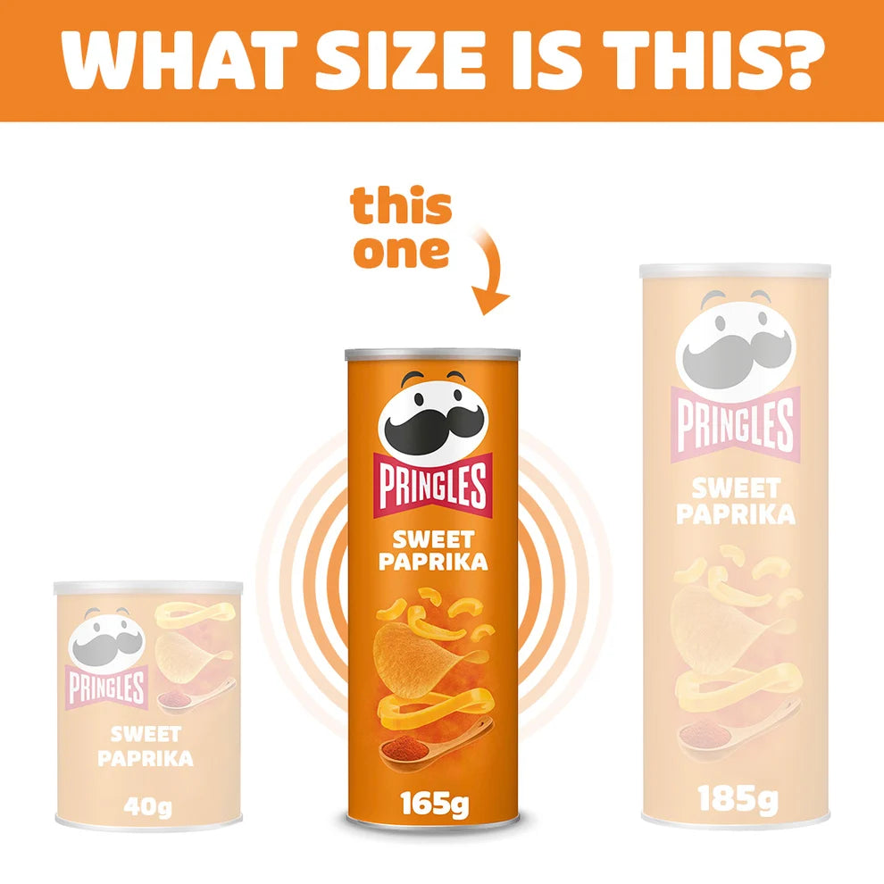 Pringles Sweet Paprika - 165g