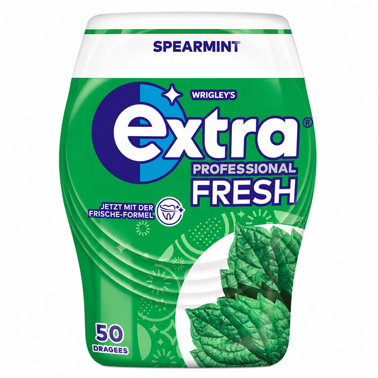 Extra Professional Fresh Spearmint Kaugummi (50 Stück)