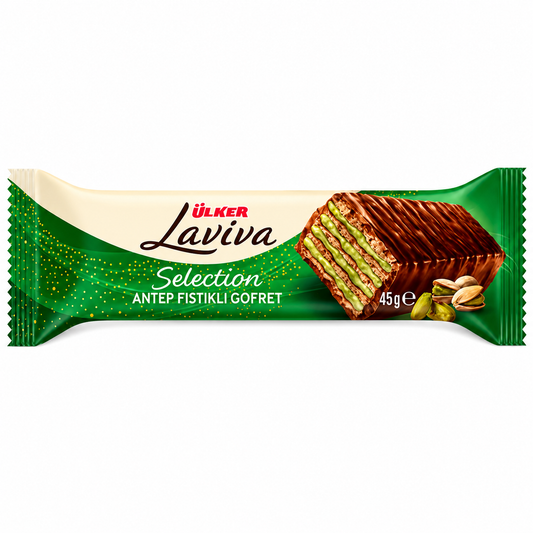 Ülker Laviva Waffel Pistazien 45gr