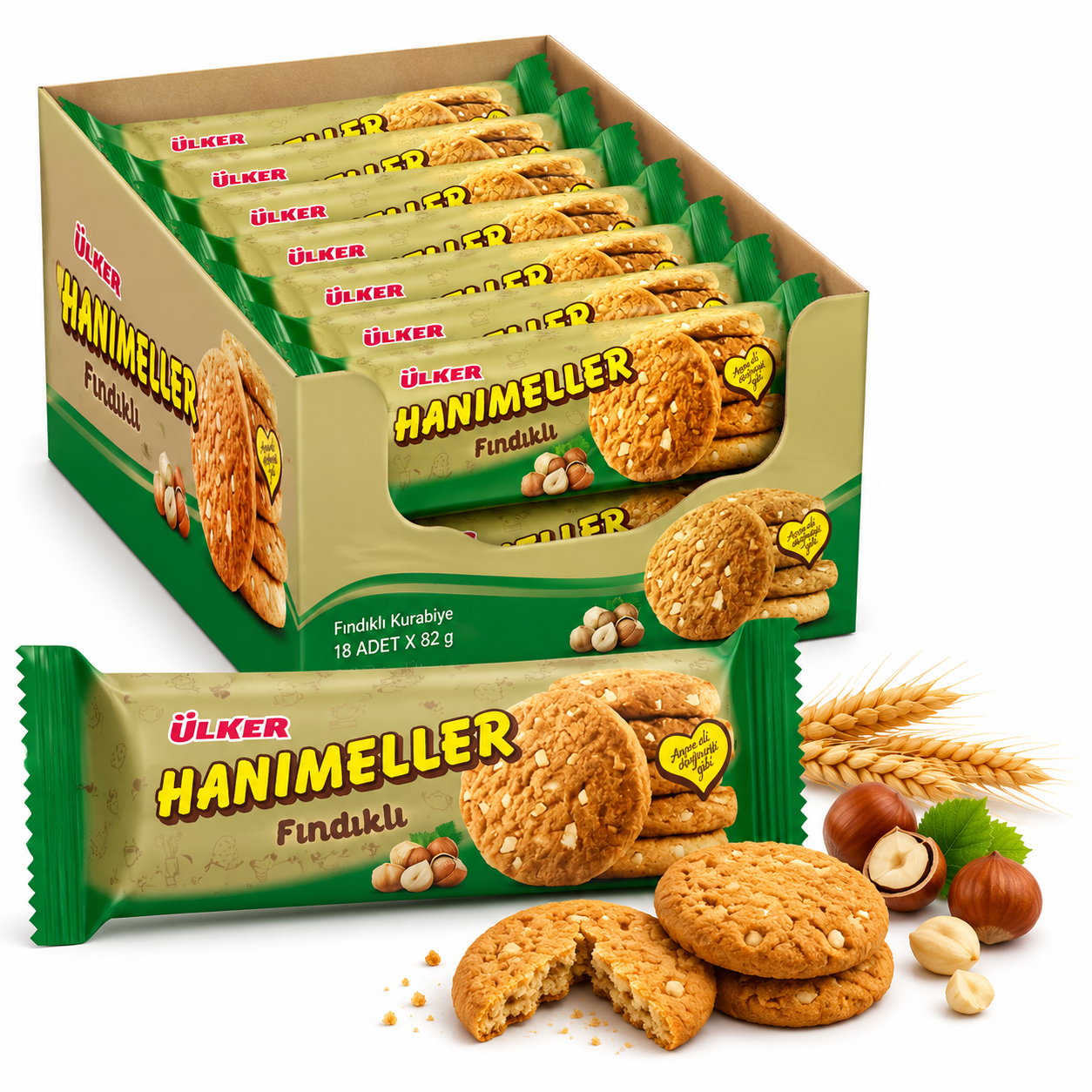 18er Ülker Hanimeller Haselnuss 82gr