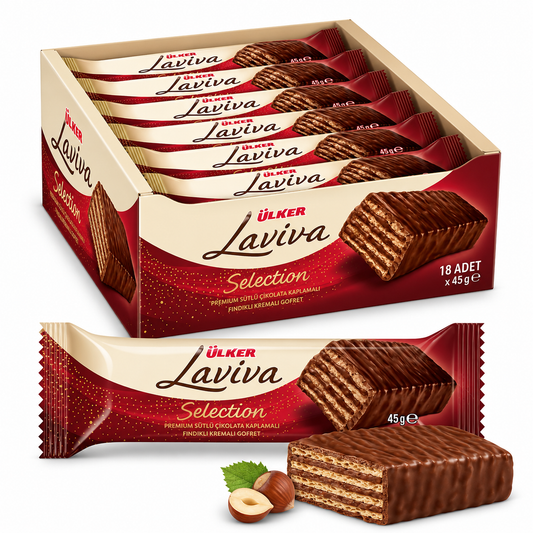 18er Ülker Laviva Waffel Schokoladen 45g